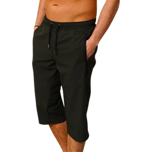 Miami Beach Haki Diz Altı Uzun Model Su Itici Özellikli Likralı Esnek Kumaş Erkek Plaj Deniz Kapri Şort - 941-HAKI