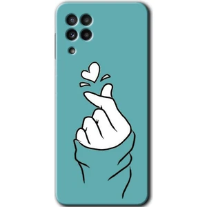 Galaxy M32 Kılıf Hd Desen Baskılı Arka Kapak - Mutluluk