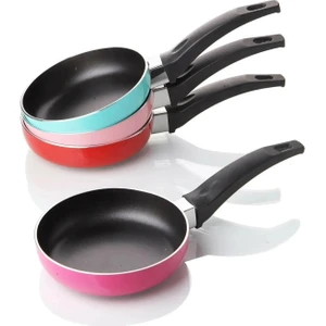 Doermcy Teflon 3 Lü  12 cm Mini Sos Tavası