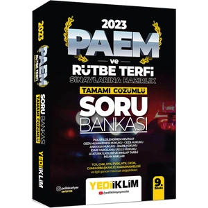 Yediiklim Yayınları 2023 Paem Ve Rütbe Terfi Sınavlarına Hazırlık Tamamı Çözümlü Soru Bankası