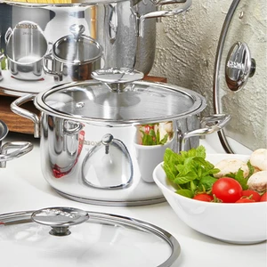 Cool Paslanmaz Çelik Indüksiyon Tabanlı Derin Tencere - 3,35 Lt. - 20 Cm