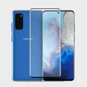 Samsung Galaxy S20 ile Uyumlu Şeffaf Esnek Kavisli Ekranı Tam Kaplayan Pet Ekran Koruyucu