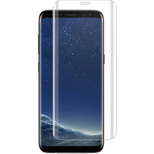 Samsung Galaxy S8 ile Uyumlu Şeffaf Esnek Kavisli Ekranı Tam Kaplayan Pet Ekran Koruyucu