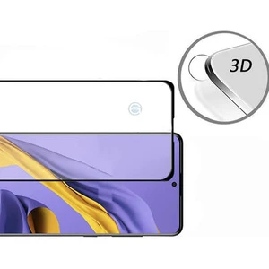 Samsung Galaxy A91 (S10 Lite) ile Uyumlu Şeffaf Esnek Kavisli Ekranı Tam Kaplayan Pet Ekran Koruyucu
