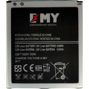 Samsung Galaxy Grand 2 Duos G7106 Uyumlu Emy Batarya