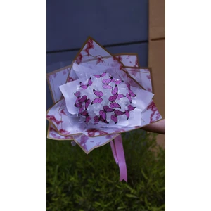 By Shopping LED Işıklı Kelebek Buketi - Kalite Büyük Boy Buket - Hediyelik - Kelebek Buketi - Sevgiliye Hediye Buket