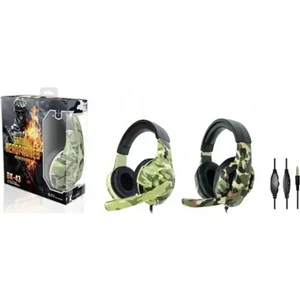 PL-2357 Aux Kamuflaj Oyuncu Pc Kulaklık