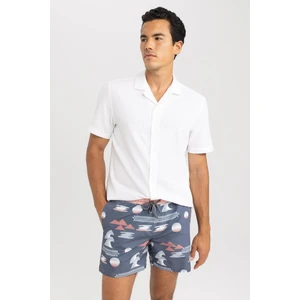 DeFactoFit Kısa Boy Desenli Deniz Şortu Z6307AZ23HS