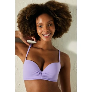 Basic Super Push Up Lila Bikini Üstü
