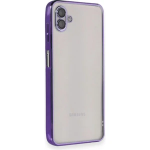 Samsung Galaxy A04 Kılıf Razer Lens Çerçeveli Silikon Kapak