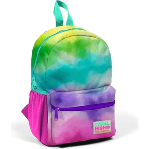 Coral High Minik Yuva Sırt Çantası Renkli Batik Desenli Iki Bölmeli 23539