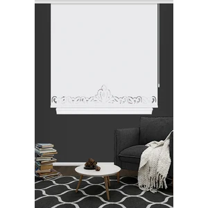 Koza Stor Lazer Kesim Stor Perde, Beyaz, Alüminyum Sistem 511L303 60 x 200 cm