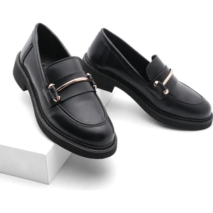 Kadın Loafer Makosen Casual Tokalı Günlük Ayakkabı Forye