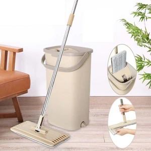 Tahliye Sistemli Tablet Mop Urve Smart Flat Mop Temizlik Seti