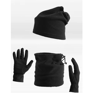 Erkek Polar Set Boyunluk+Eldiven+Bere 3'lü Kışlık Set