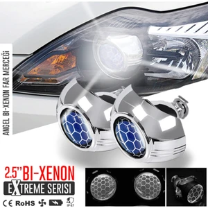 Jeni Jenerasyon Bi-Xenon Extreme Far Merceği Oto Hıd Projectör Sağ Sol Mercekli Lensli 2.5"