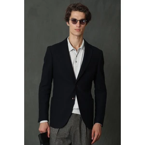 Forest Spor Erkek Blazer Ceket Slim Fit Lacivert