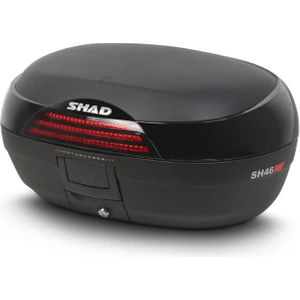 Sh-46 Motosiklet Arka Çanta Black Red