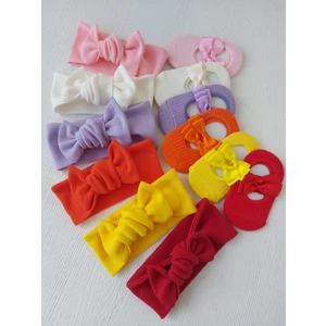 Pempem Bandana Kız Bebek Bandana Çorap Takim