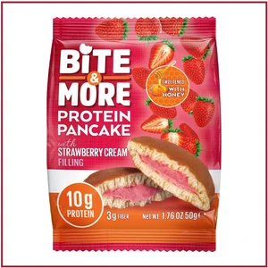 Bite & More Protein Pancake 50 Gr. - Strawberry Cream