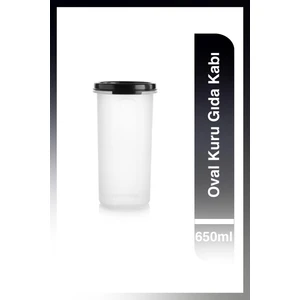 Oval Kuru Gıda Kabı 3 / 650 ml