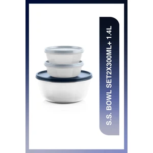 S.s. Bowl Set 1 (2X300ML 1.4l)