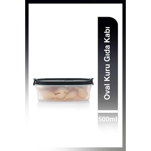 Oval Kuru Gıda Kabı-1 500ML