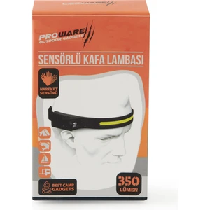 Cob LED Sensörlü 350LM Kafa Lambası