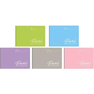 25 x 35 Pastels Tel Dikişli Pp Kapak Resim Defteri 32 Yp. 3 Adet