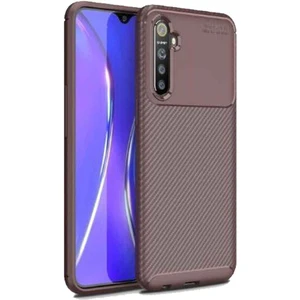 Smart Tech Realme Xt Karbon Desenli Negro Silikon Kılıf