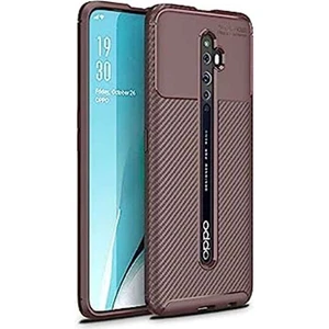 Smart Tech Oppo Reno 2 Karbon Desenli Negro Silikon Kılıf