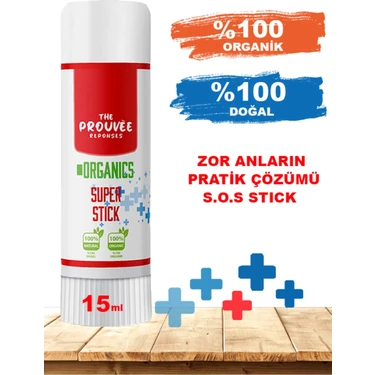 The Prouvee Reponses %100 Organik Süper Stick 15 ml Beyaz Renkli Yağ Formunda Cilt Bakım