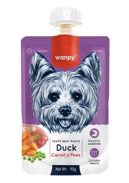 Taze Ördekli ve Havuçlu Köpek Et Ezmesi 90 gr