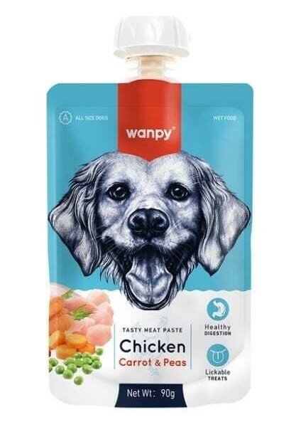 Taze Tavuklu ve Havuçlu Köpek Et Ezmesi 90 gr