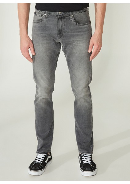 Normal Bel Normal Gri Erkek Denim Pantolon J30J3228241BZ_SLIM modelleri