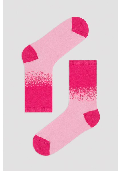 Kız Çocuk Ombre Desenli Renkli 2Li Soket Çorap fiyatları