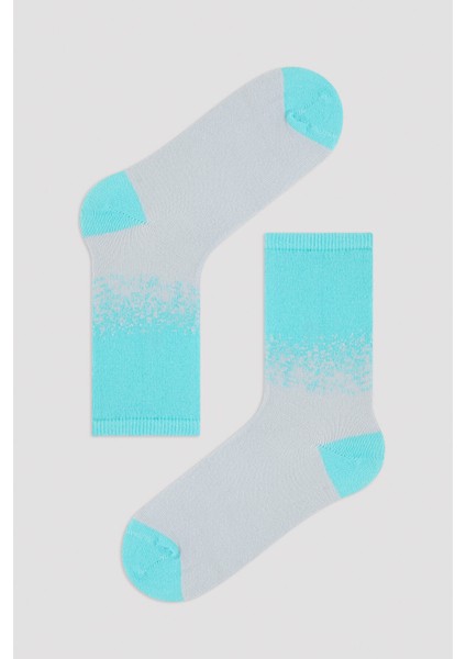 Kız Çocuk Ombre Desenli Renkli 2Li Soket Çorap modelleri