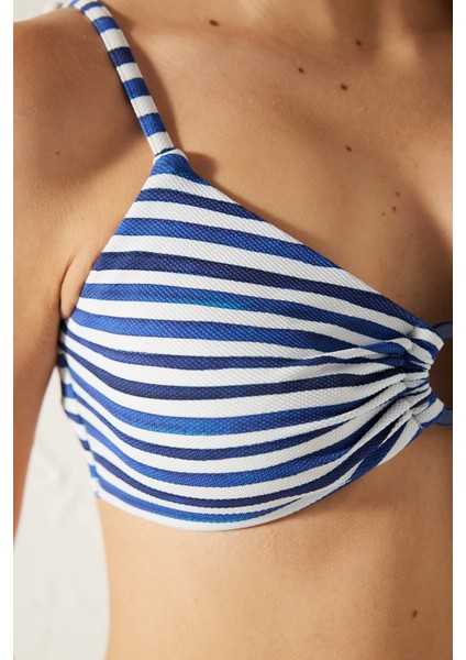 Wind Bra Çizgili Bikini Üstü
