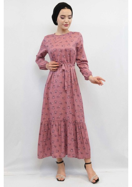 Çiçek Desenli Elbise