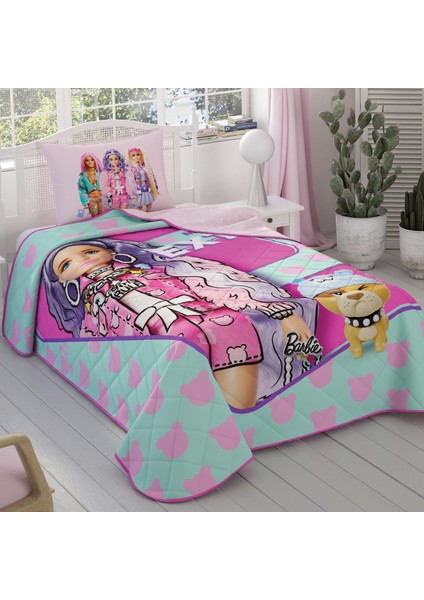 Lisanslı Barbie Extra Today Yatak Örtüsü Seti