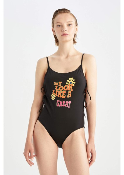 Fall in Love Regular Fit Baskılı Mayo Y6504AZ22HS