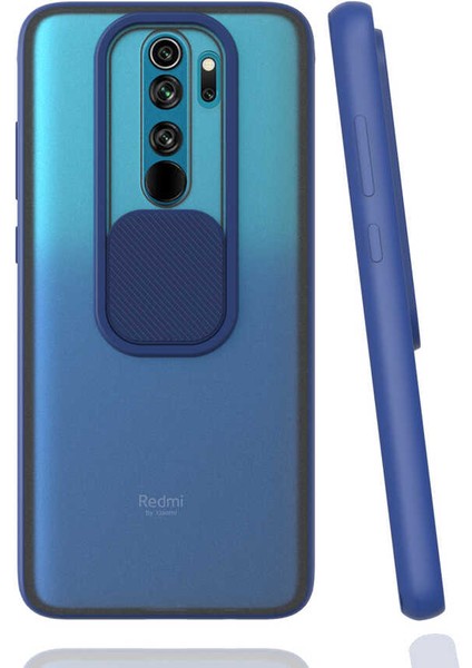 Xiaomi Redmi Note 8 Pro Kapaklı Kamera Koruyuculu Silikon Kılıf Lensi Kapak