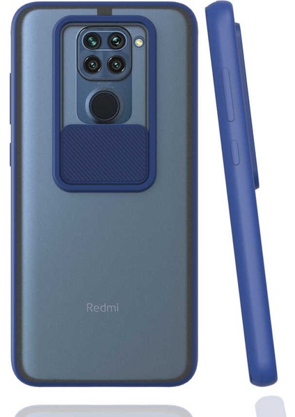 Xiaomi Redmi Note 9 Kapaklı Kamera Koruyuculu Silikon Kılıf Lensi Kapak