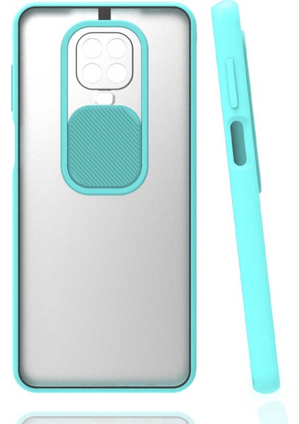 Xiaomi Redmi Note 9s Kapaklı Kamera Koruyuculu Silikon Kılıf Lensi Kapak