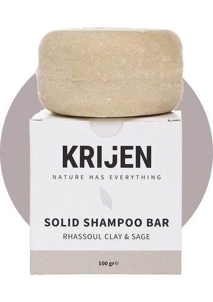 Rhassoul Kili & Adaçayı Katı Şampuan 100 Gr