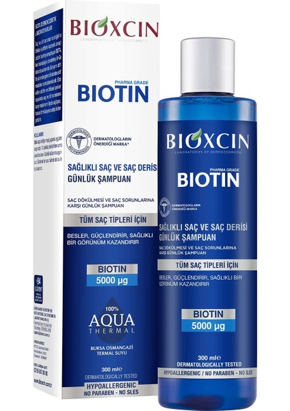 Tüm Saç Tipleri Için Sağlıklı Saç Ve Saç Derisi Günlük Şampuan 300 Ml