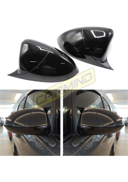 Opel Corsa D Batman Yarasa Ayna Kapağı Piano Black 2006-2014