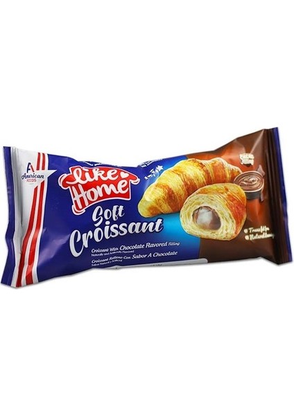 American Foods Like Home Çikolatalı Kruvasan (Croissant) 35 Gr. 20 Adet (1 Kutu)