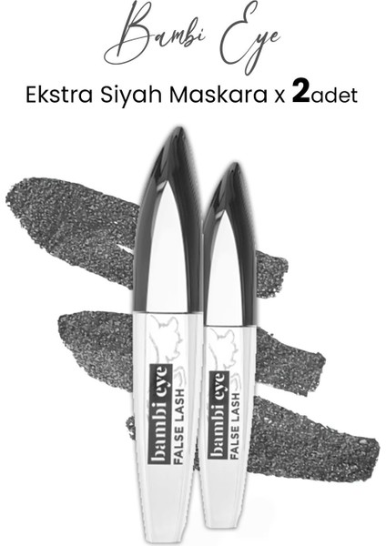 L'oréal Paris Loreal Paris Bambi Eye Extra Black Maskara Ekstra Siyah X 2 Adet