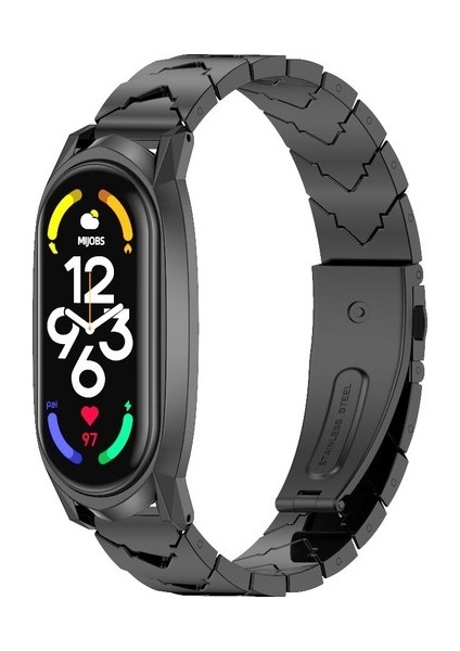Xiaomi Mi Band 7 - 7 Nfc Için Paslanmaz Ste Saat Kayışı (Yurt Dışından)